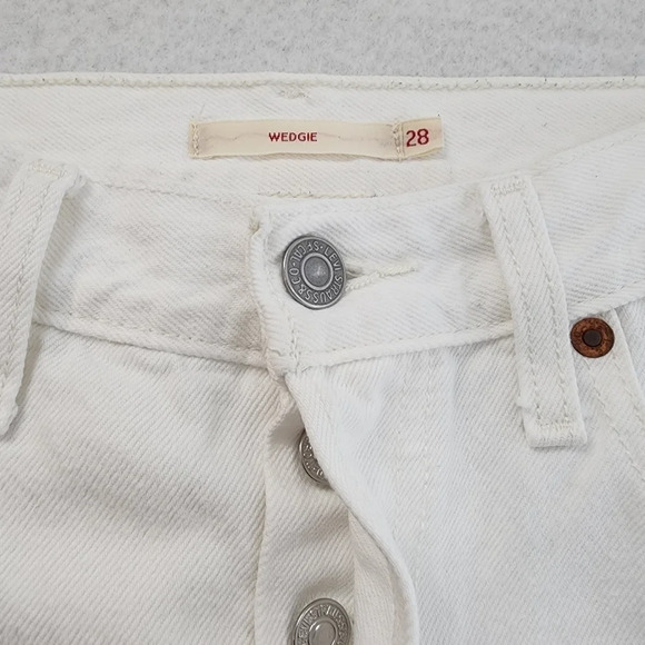 Levi's Wedgie Distressed Jeans - Picture 4 of 9